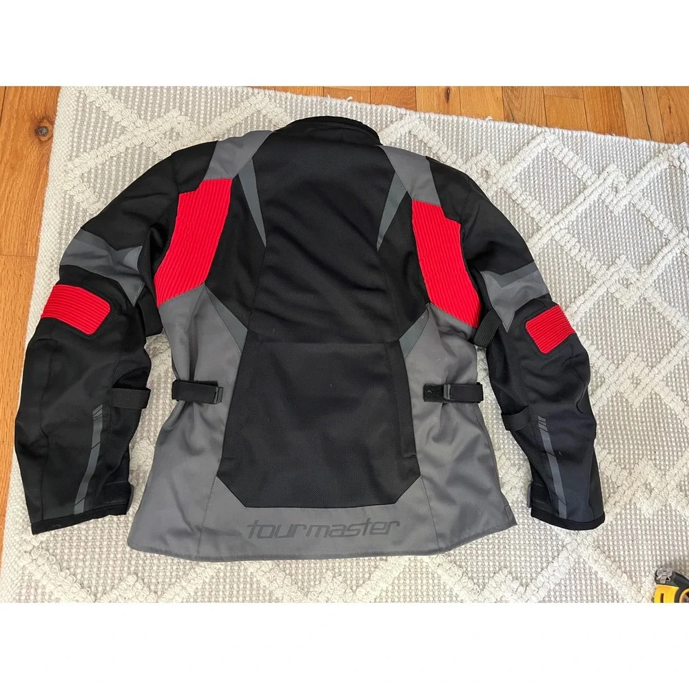 Tourmaster Intake Air‎ V6 Jacket Black Red Woman Size Large Motorcycle